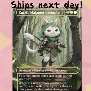 Exemplar de Kutzil Malamet - Proxy Fofo | Carta de Arte Personalizada Alterada Completa | Comandante EDH | MuraProxyArt