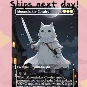 Moonshaker Cavalry - Cute Proxy | Custom Alter Full Art Card | Commander EDH | MuraProxyArt