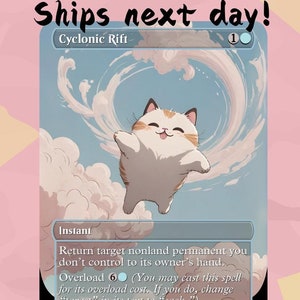 Fenda Ciclônica - Proxy Fofo | Carta de Arte Completa Alterada Personalizada | Comandante EDH | MuraProxyArt