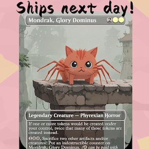 Mondrak Glory Dominus - Süßer Proxy | Benutzerdefinierte Alter voller Kunst Karte | Kommandant EDH | MuraProxyArt