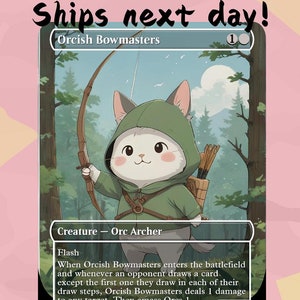 Orcish Bowmasters - Cute Proxy | Carta de arte personalizada Alter Full | Comandante EDH | MuraProxyArt