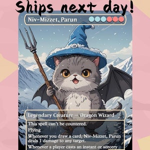 Niv-Mizzet, Parun - Cute Proxy | Custom Alter Full Art Card | Commander EDH | MuraProxyArt