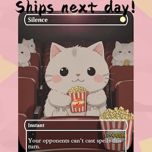 Silencio - Tarjeta proxy linda / Alter personalizada con arte completo / Commander EDH / MuraProxyArt