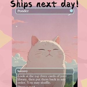 Ponder - Cute Proxy | Carta de Arte Personalizada Alter Full | Comandante EDH | MuraProxyArt
