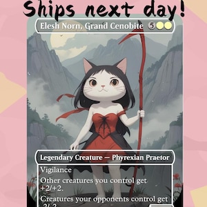 Elesh Norn Grand Cenobite - Cute Proxy | Custom Alter Full Art Card | Commander EDH | MuraProxyArt