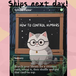 Sylvan Tutor - Cute Proxy | Custom Alter Full Art Card | Commander EDH | MuraProxyArt