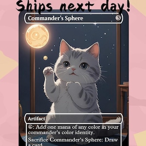 Kommandanten Sphäre - Süßer Proxy | Benutzerdefinierte Alter voller Kunst Karte | Kommandant EDH | MuraProxyArt