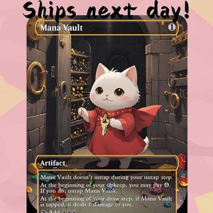 Mana Vault - Proxy mignon | Carte complète personnalisée Alter Art | Commandant EDH | MuraProxyArt