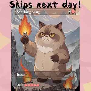 Música Fervente - Cute Proxy | Carta de Arte Completa Alter Personalizada | Comandante EDH | MuraProxyArt