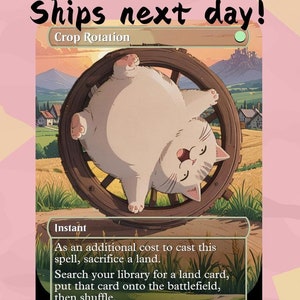 Rotação de Culturas - Cute Proxy | Carta de Arte Completa Alterada Personalizada | Commander EDH | MuraProxyArt