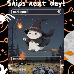 Dark Ritual - Cute Proxy | Carta de arte personalizada Alter Full | Comandante EDH | MuraProxyArt