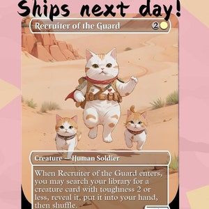 Recruiter of the Guard - Cute Proxy | Custom Alter Full Art Card | Commander EDH | MuraProxyArt