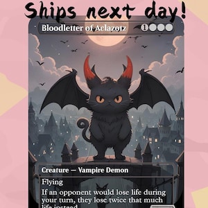 Bloodletter of Aclazotz - Cute Proxy | Carta de arte personalizada Alter Full | Comandante EDH | MuraProxyArt