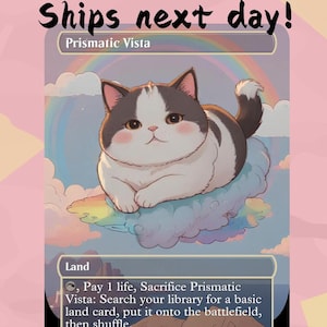 Vista Prismática - Proxy Fofo | Carta de Arte Completa Alterada Personalizada | Comandante EDH | MuraProxyArt