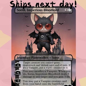 Sorin Imperious Bloodlord - Cute Proxy | Carta de arte personalizada Alter Full | Comandante EDH | MuraProxyArt
