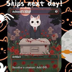 Ashnod's Altar - Cute Proxy | Custom Alter Full Art Card | Commander EDH | MuraProxyArt
