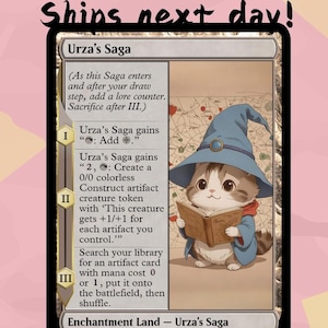 Urza’s Saga - Süßer Proxy | Benutzerdefinierte Alter voller Kunst Karte | Kommandant EDH | MuraProxyArt