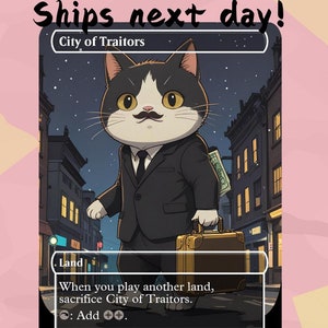 Cidade dos Traidores - Proxy Fofo | Carta de Arte Completa Alter Personalizada | Comandante EDH | MuraProxyArt