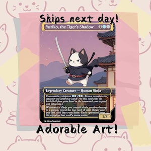 Schaduwproxy van Yuriko de tijger, aangepaste kattenkunst