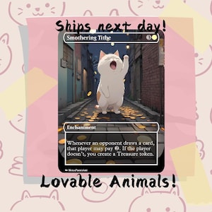 Smothering Tithe Proxy, Custom Cat Art