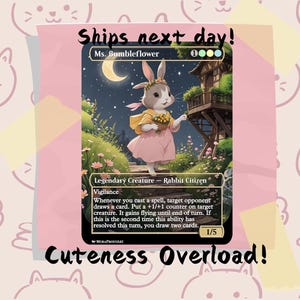 Ms. Bumbleflower Proxy, aangepaste kattenkunst