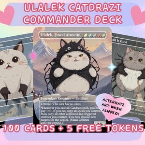 Eldrazi Meme Proxy Commander Deck, EDH Bracket 4, Cute Custom Full Art