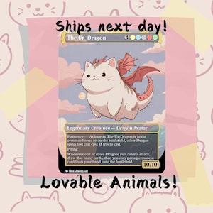 The Ur-Dragon - Cute Proxy | Commander EDH | Custom Alter Full Art Card | MuraProxyArt