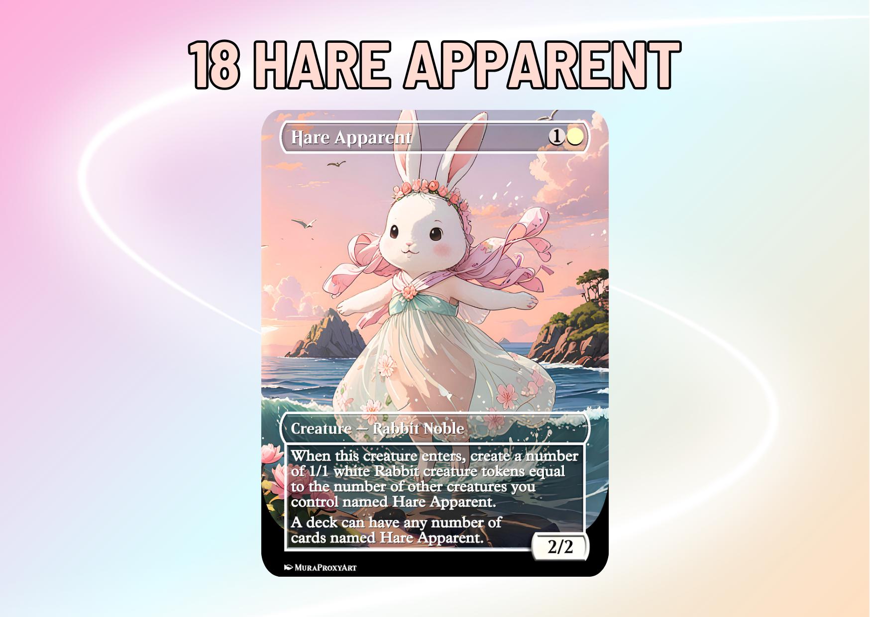 18 Hare Apparent Proxy, Custom Cat Art - Etsy