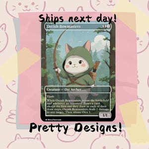 Orcish Bowmasters Proxy, aangepaste kattenkunst