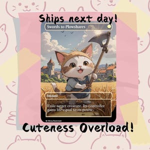 Proxy van zwaarden tot ploegscharen, aangepaste kattenkunst