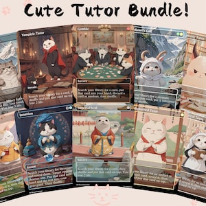 Tutor Bündel - Proxy Proxy Vampiric Demonic Erleuchteter | Benutzerdefinierte Alter voller Kunst Karte | Kommandant EDH | MuraProxyArt
