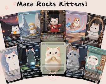 Mana Rocks Bundle - Cute Proxy | Custom Alter Full Art Card | Commander EDH | MuraProxyArt