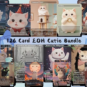 126 Gatos Fofos Commander EDH Proxy | Carta de Arte Completa Personalizada Alter MuraProxyArt