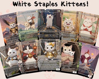 White Commander Staples - Cute Proxy | Custom Alter Full Art Card | Commander EDH | MuraProxyArt