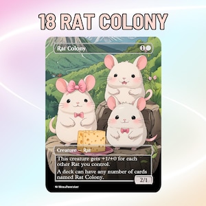 18 Rat Colony Proxy, Custom Art