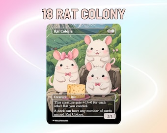 18 Rat Colony Proxy, Arte personalizado