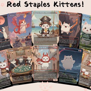 Red Commander Staples - Cute Proxy | Carta de Arte Personalizada Alter Full | Commander EDH | MuraProxyArt