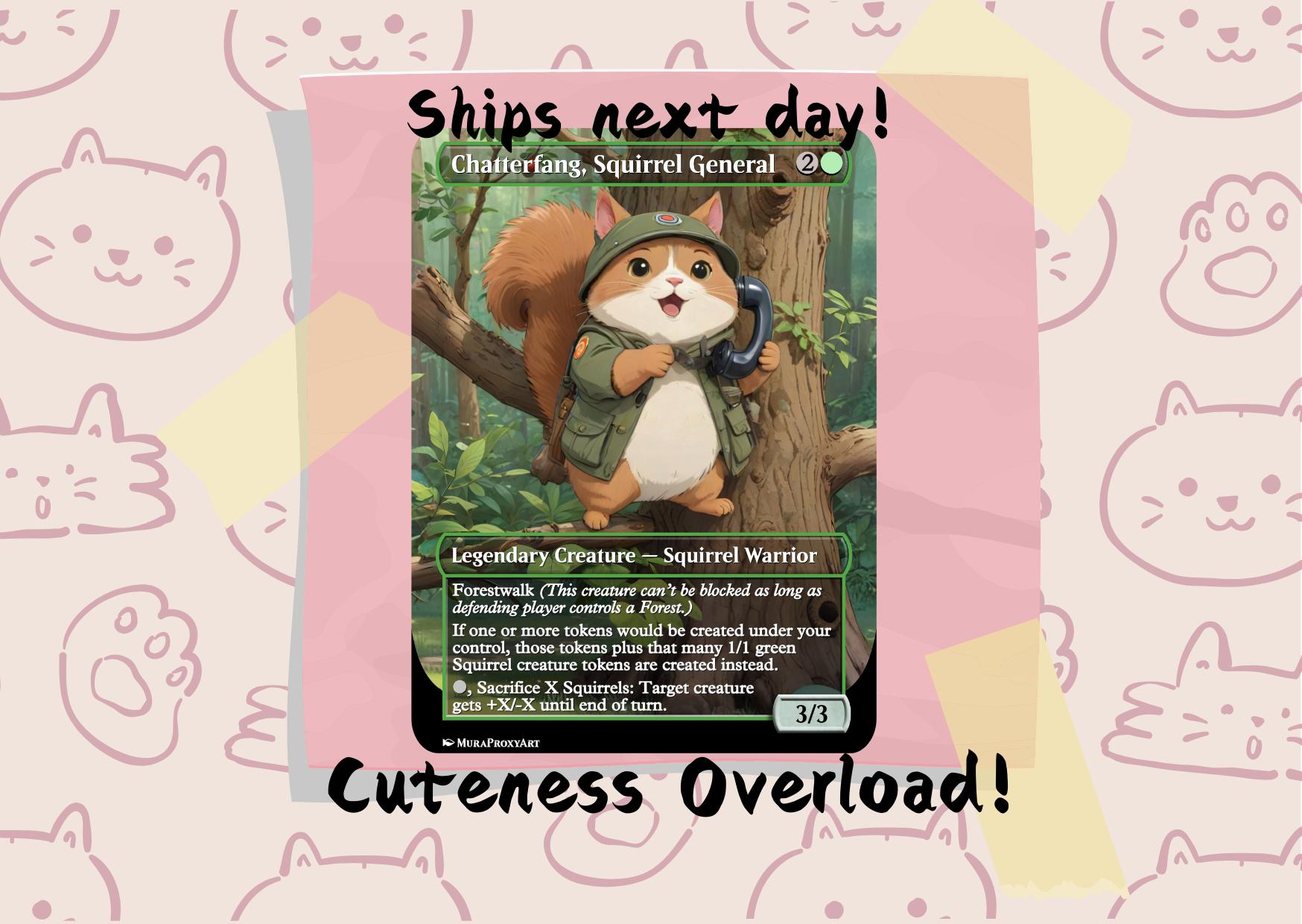 マジックザギャザリング　リスデッキ　squirrel EDH Squirrel Deck - Commander MTG Magic the Gathering | eBay