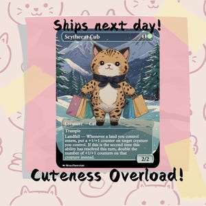 Scythecat Cub Proxy, Custom Cat Art