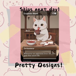 Prachtige Blood Proxy, aangepaste kattenkunst