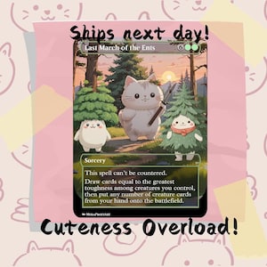 Last March of the Ents Proxy, Custom Cat Art