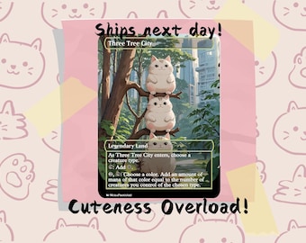 Three Tree City Proxy, Custom Cat Art