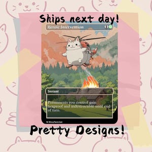 Heroic Intervention Proxy, Custom Cat Art