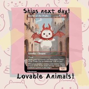 Terror of the Peaks-proxy, aangepaste kattenkunst