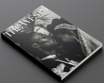 Portrait Wedding Magazine Template, 50-Page Photo Book Layout, Minimalist Editorial Wedding Album, Luxury Keepsake, Canva Digital Download