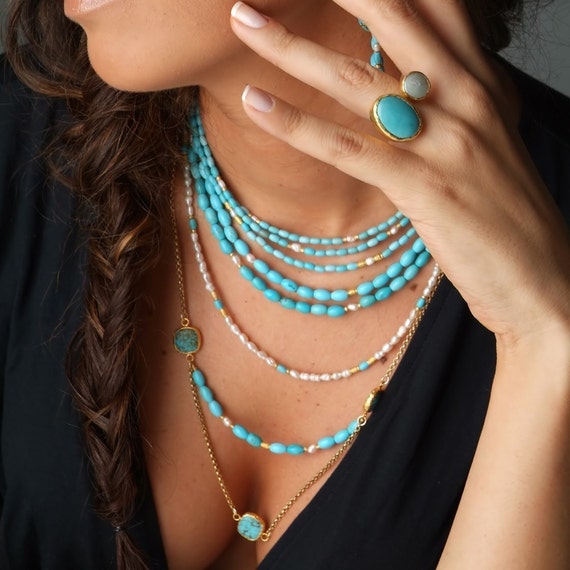 Turquoise Layered Necklace Turquoise Layered Necklace