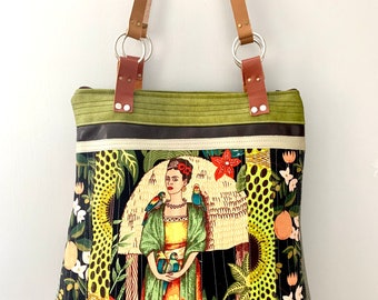 Frida and Foliage Shoulder Bag