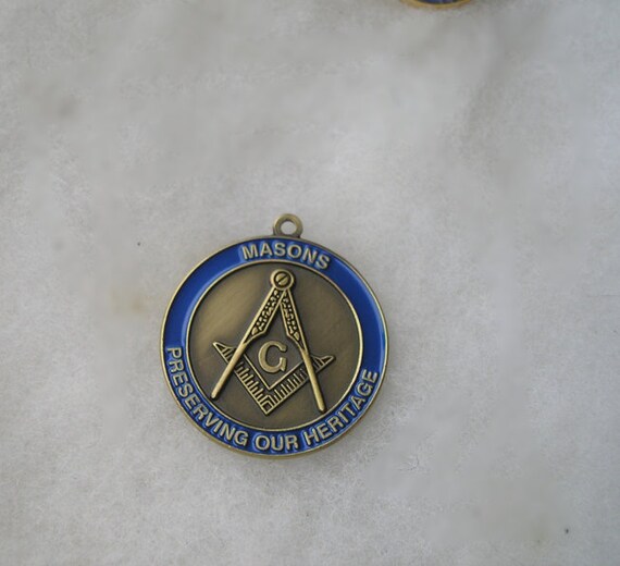 Vintage Freemasonry Masons New Jersey Grand Lodge Lig… Gem