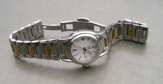 ESQ Swiss E5289 Two Tone Stainless Steel Running … - image 6