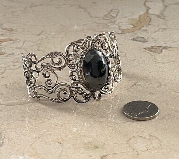 Beautiful Vintage Danecraft Hematite Sterling 925… - image 2